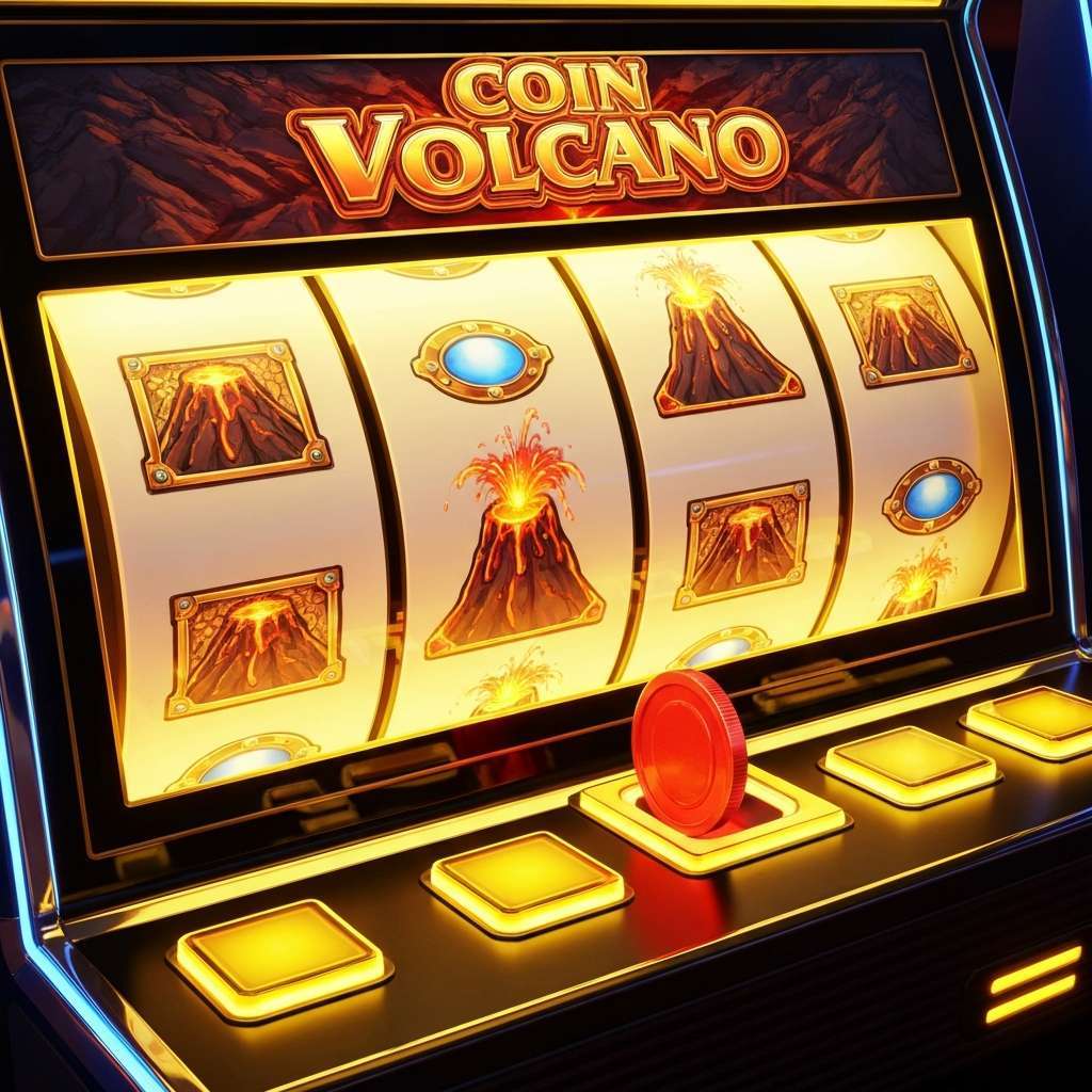 Coin Volcano Goście kasyna grający w ruletkę przy zielonym stole